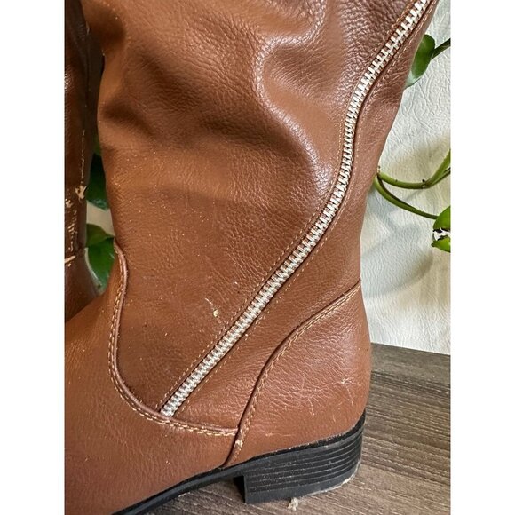 NY VIP Brown Over-the-Knee Boots – Size 7 - Picture 3 of 12